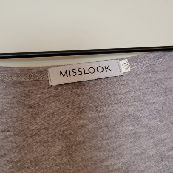 Misslook | Heather Gray Cactus Tee - Picture 3 of 5